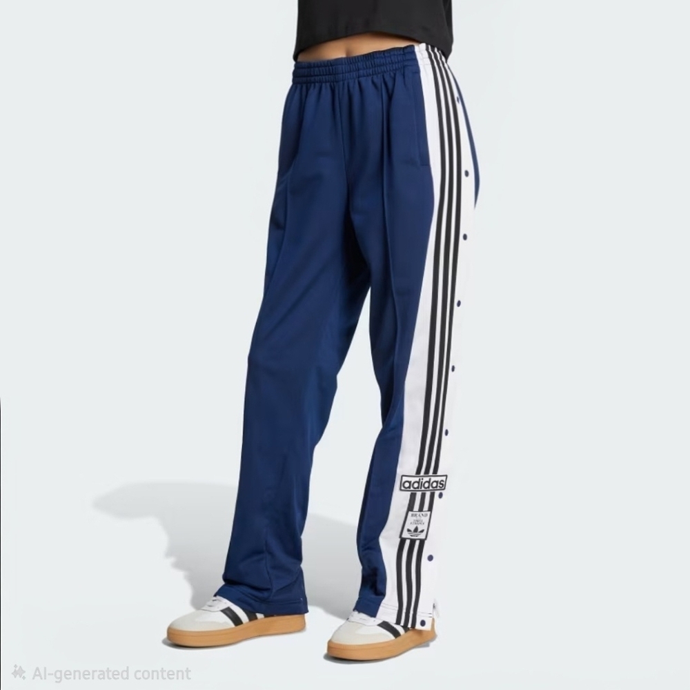 NWT Adidas Originals Adibreak Pants, Night Indigo | Black, M - Picture 8 of 11